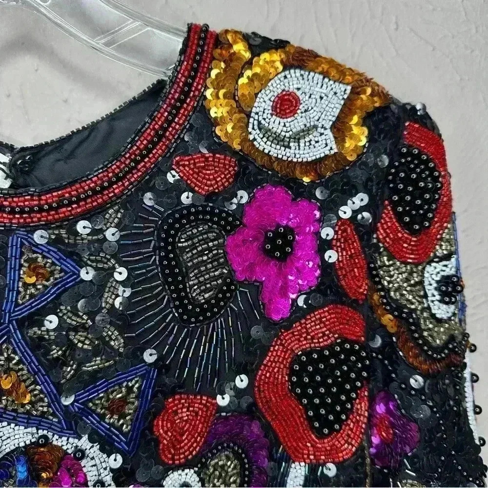 Scala vintage beaded dress - Picture 6 of 15